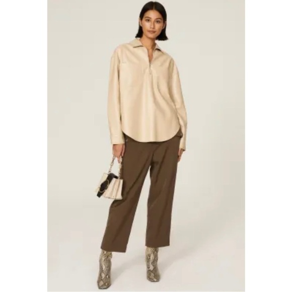 SAYLOR Tops - Saylor
Remi Faux Leather Top in size Med EUC